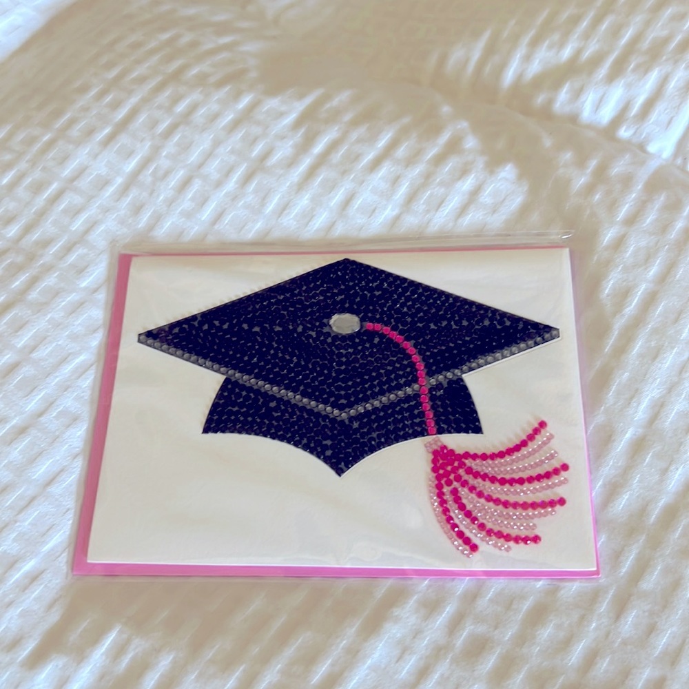 Beautiful Papyrus Gem Graduation Cap Graduation Card - NWT